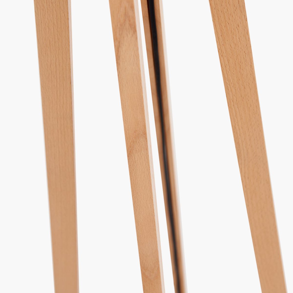 Pacific Lifestyle Whitby Natural Wood Tapered 4 Post Floor Lamp Base