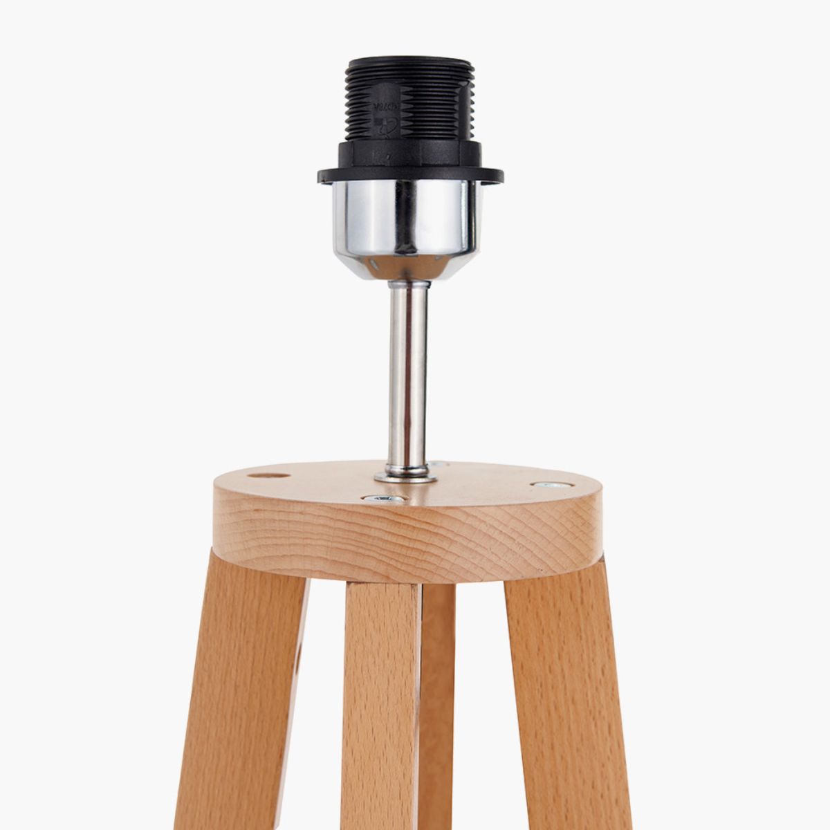 Pacific Lifestyle Whitby Natural Wood Tapered 4 Post Floor Lamp Base