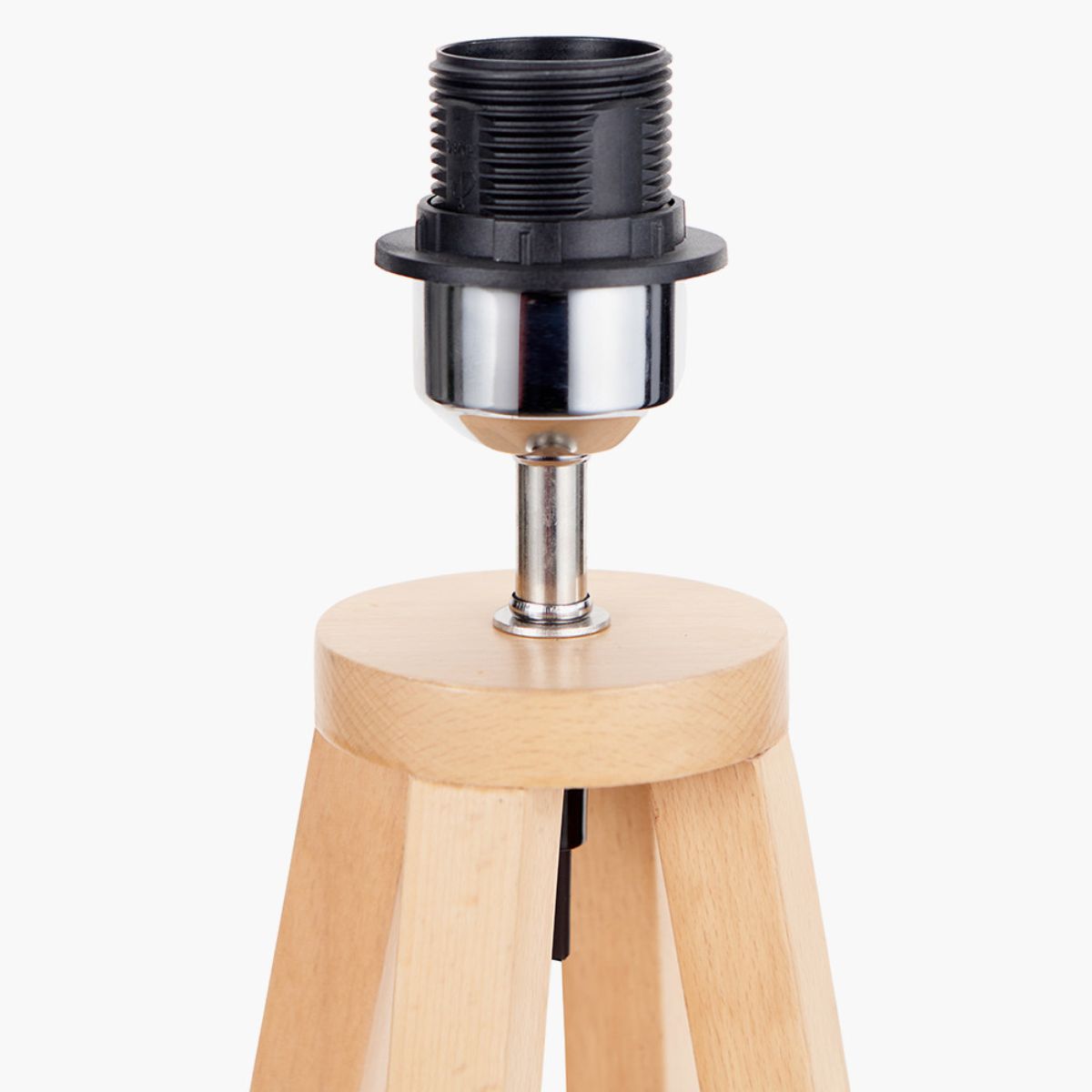 Pacific Lifestyle Whitby Natural Wood Tapered 4 Post Table Lamp Base