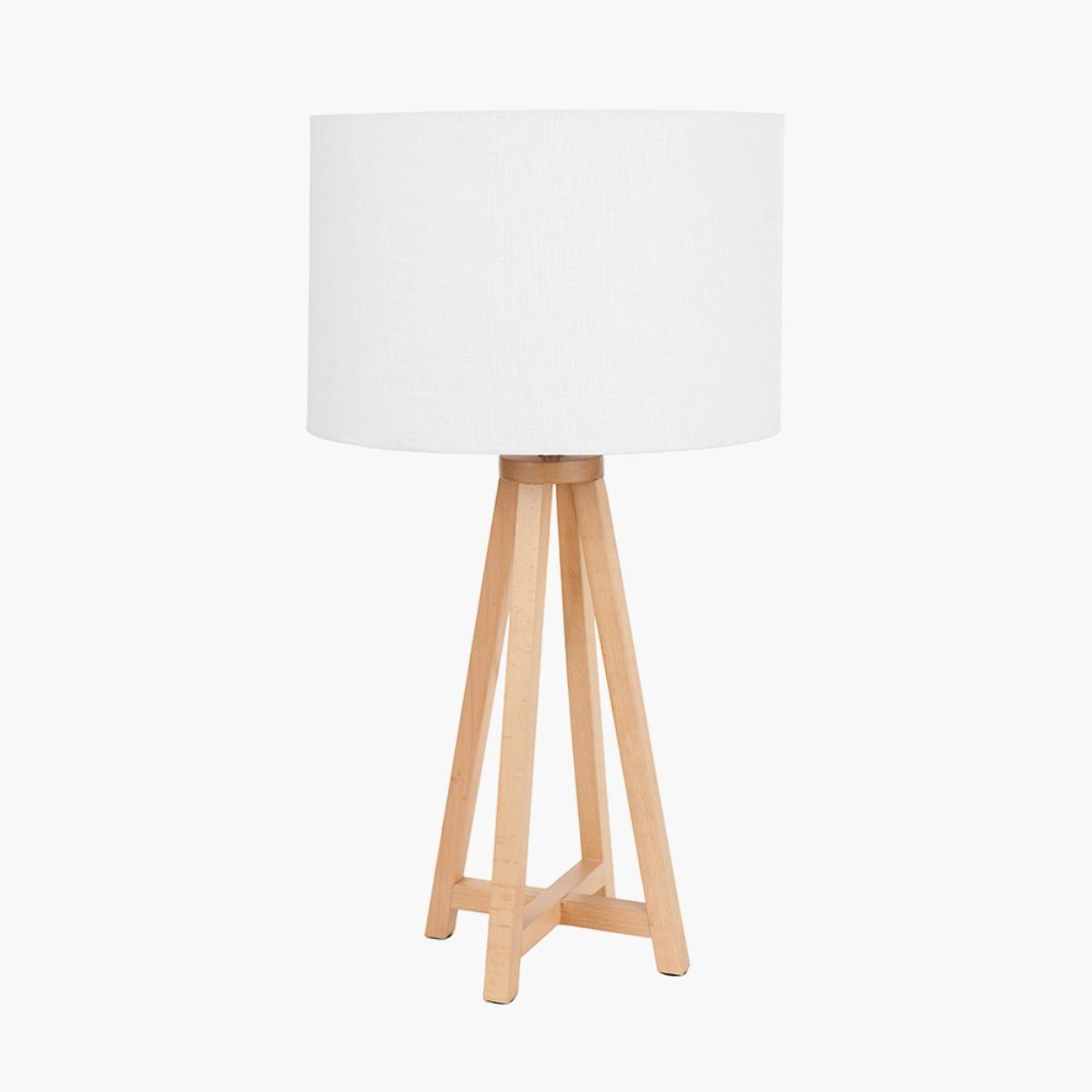 Pacific Lifestyle Whitby Natural Wood Tapered 4 Post Table Lamp Base
