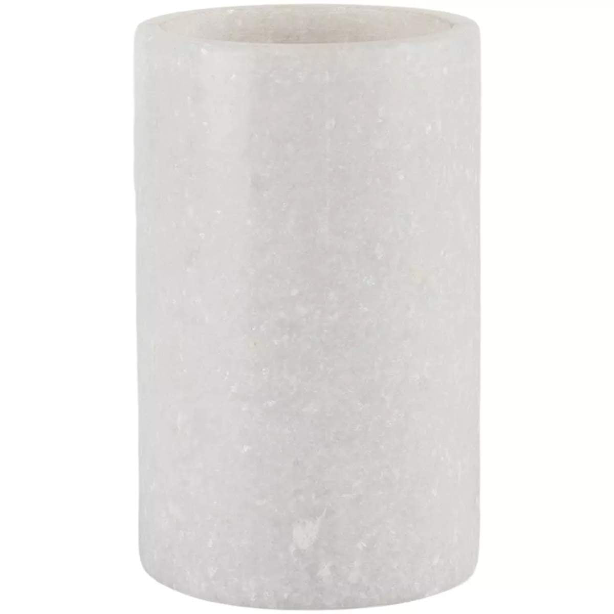 Grand Illusions White Marble Tumbler