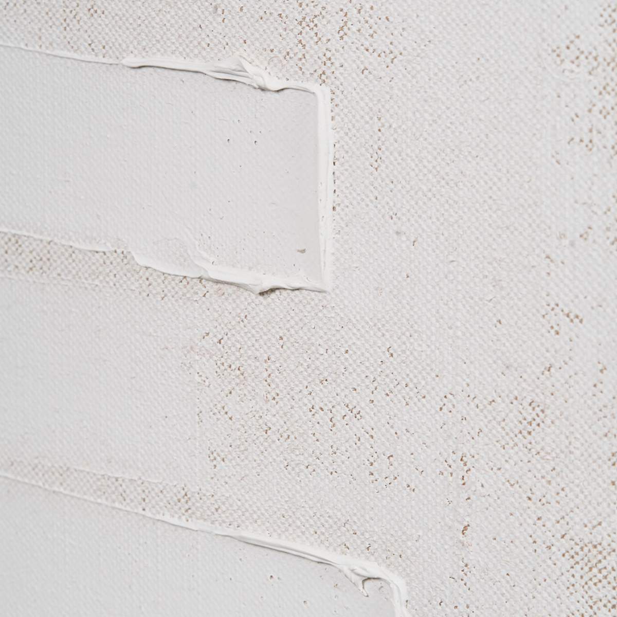 Pacific Lifestyle White and Natural Textured Canvas with Natural Frame