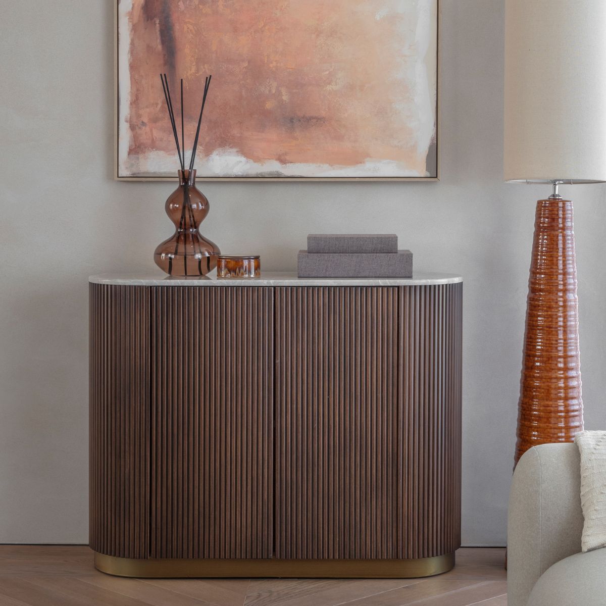 Libra Interiors Whitwell Two Door Cabinet