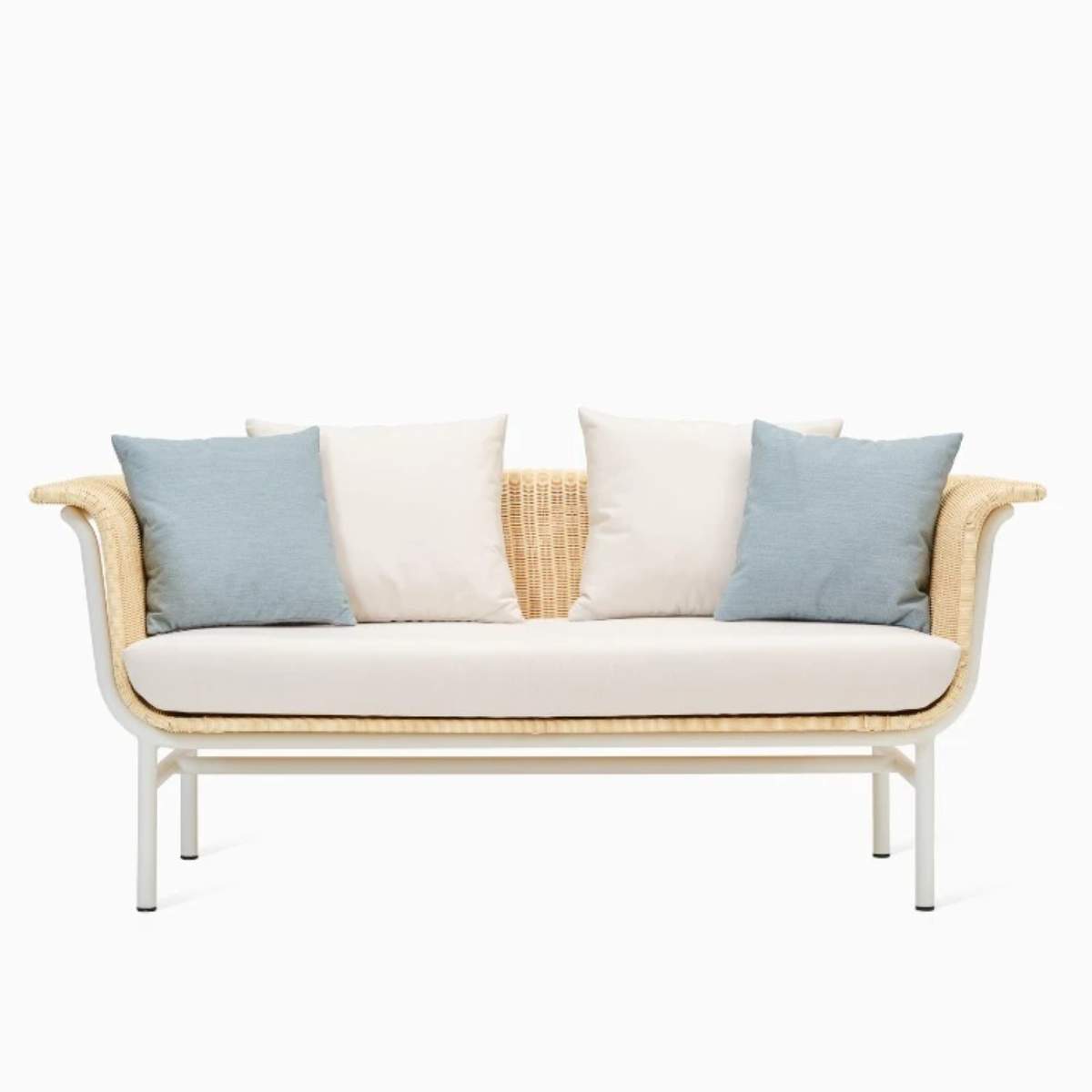 Vincent Shepherd Wicked Outdoor 2 Seater Sofa | Natural White