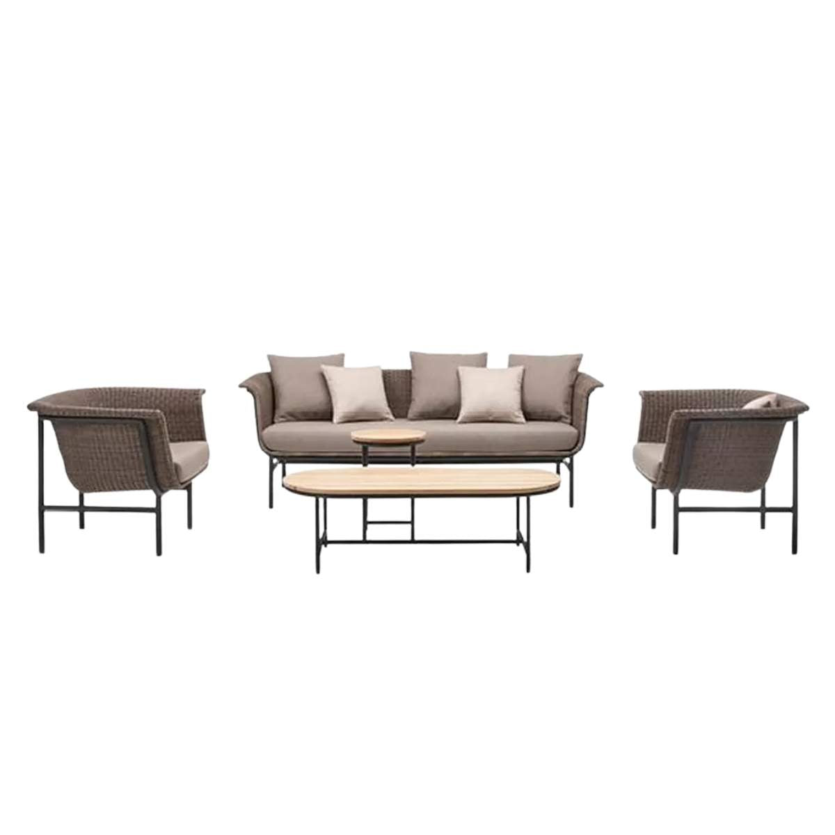 Vincent Shepherd Wicked Outdoor Sofa Taupe 3 Seater