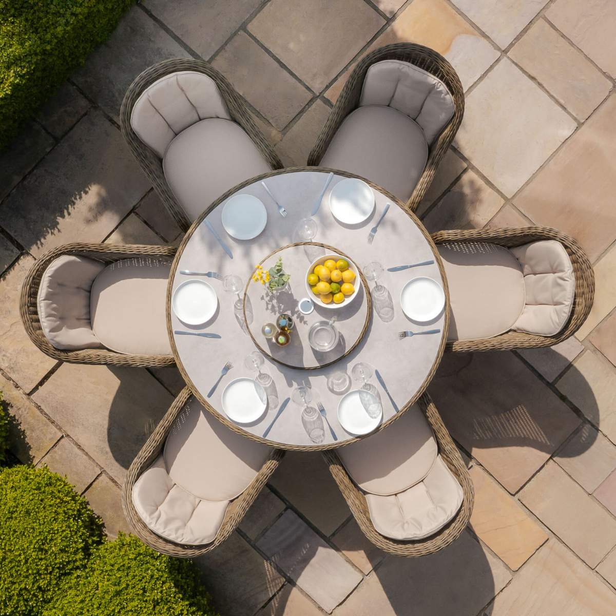 Maze Winchester 6 Seat Round Dining Set
