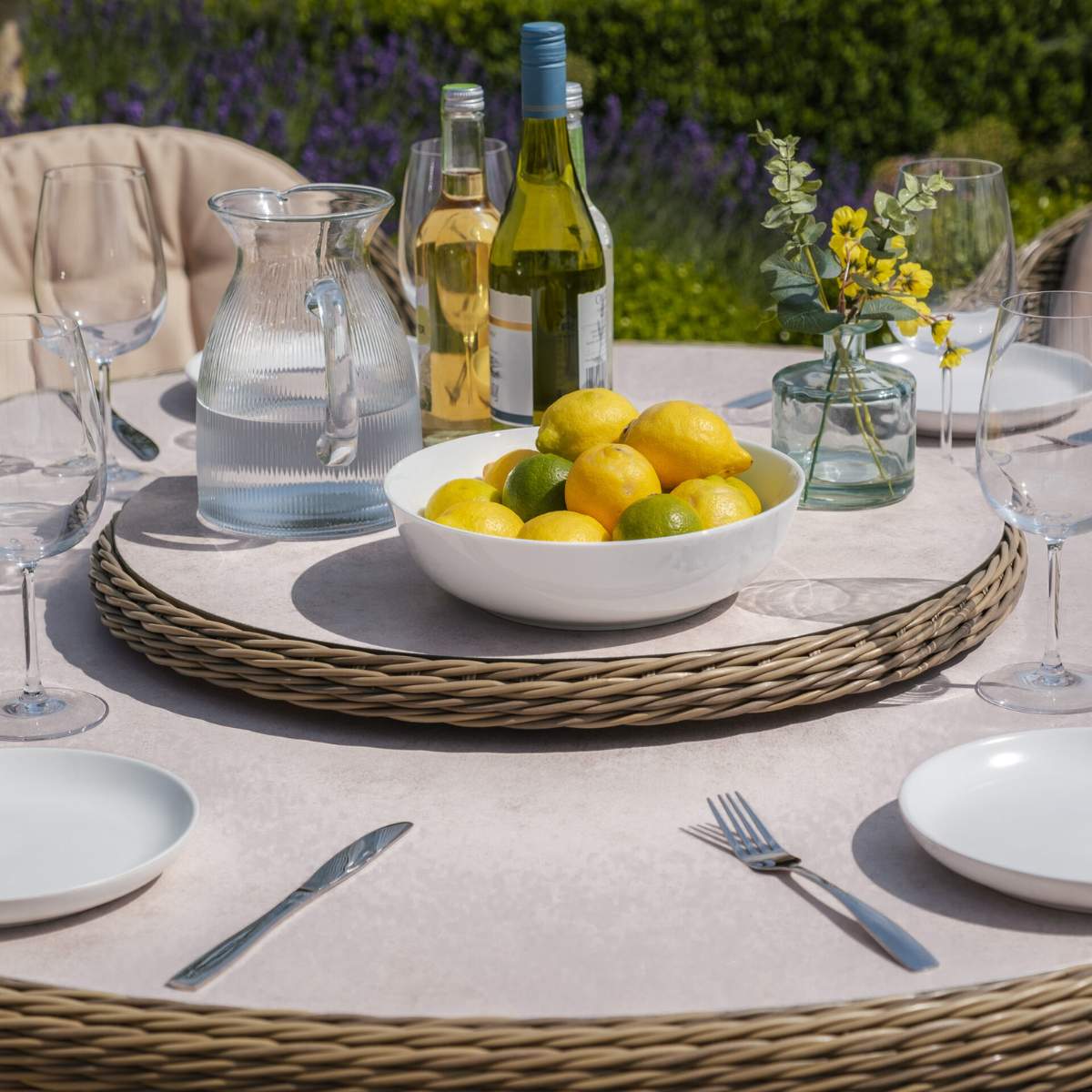 Maze Winchester 6 Seat Round Dining Set