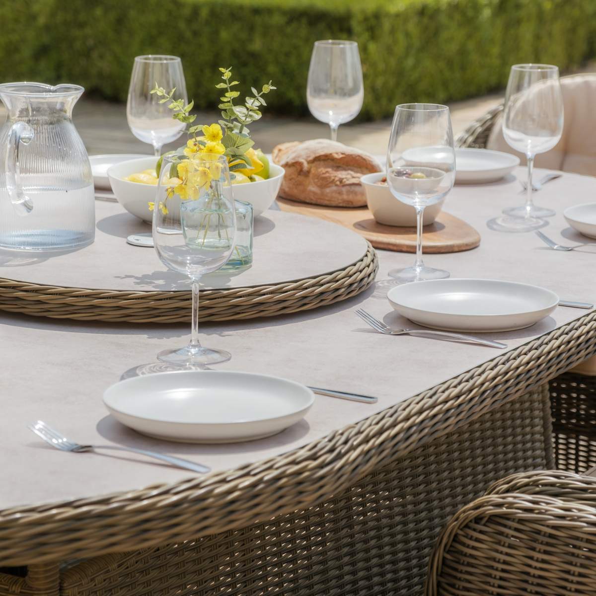 Maze Winchester 8 Seat Oval Dining Set