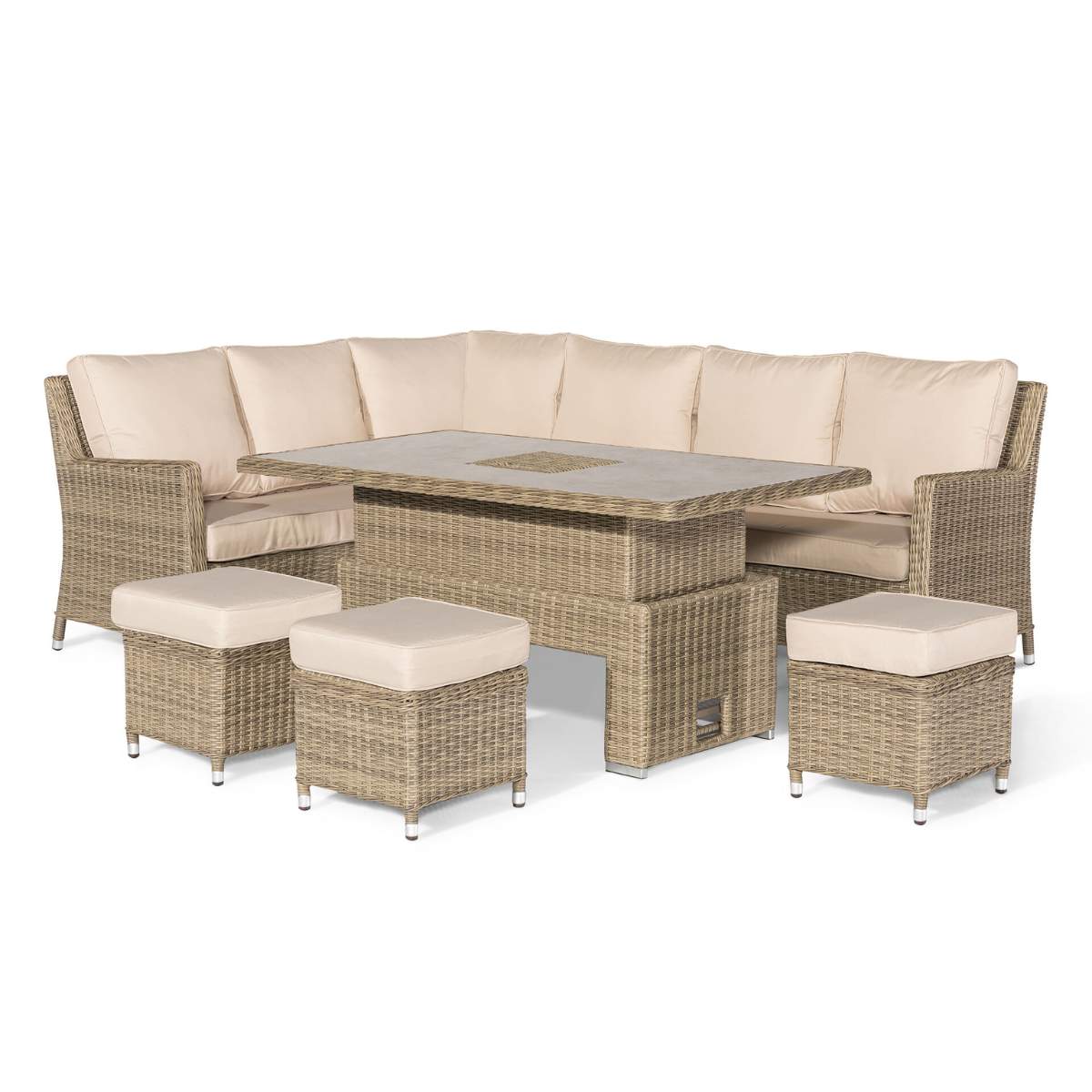 Maze Winchester Corner Rattan Dining Set