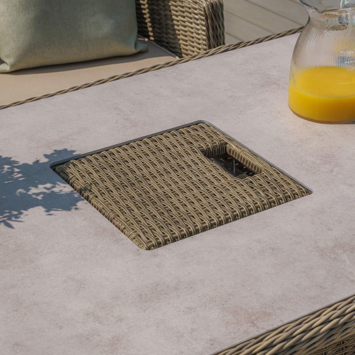 Maze Winchester Corner Rattan Dining Set
