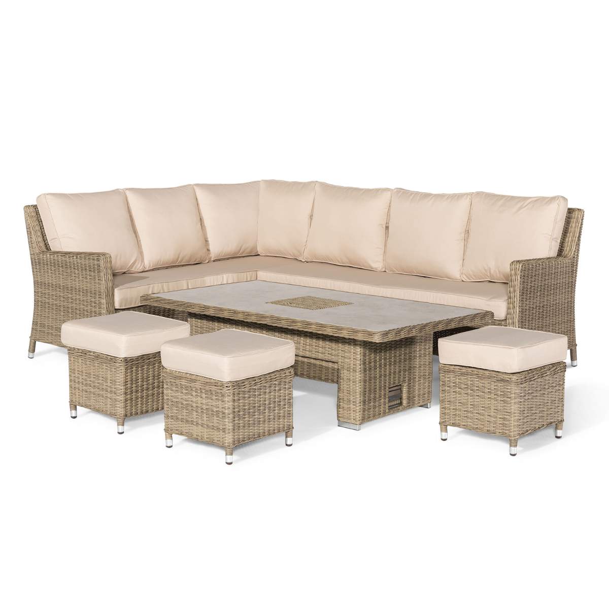 Maze Winchester Corner Rattan Dining Set