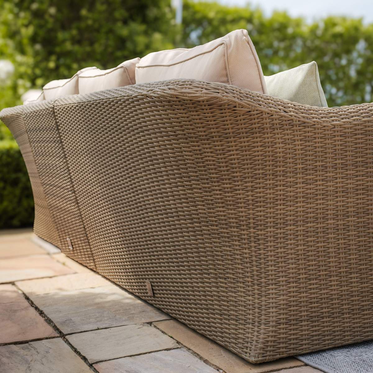 Maze Winchester Deluxe Large Rattan Corner Dining Set