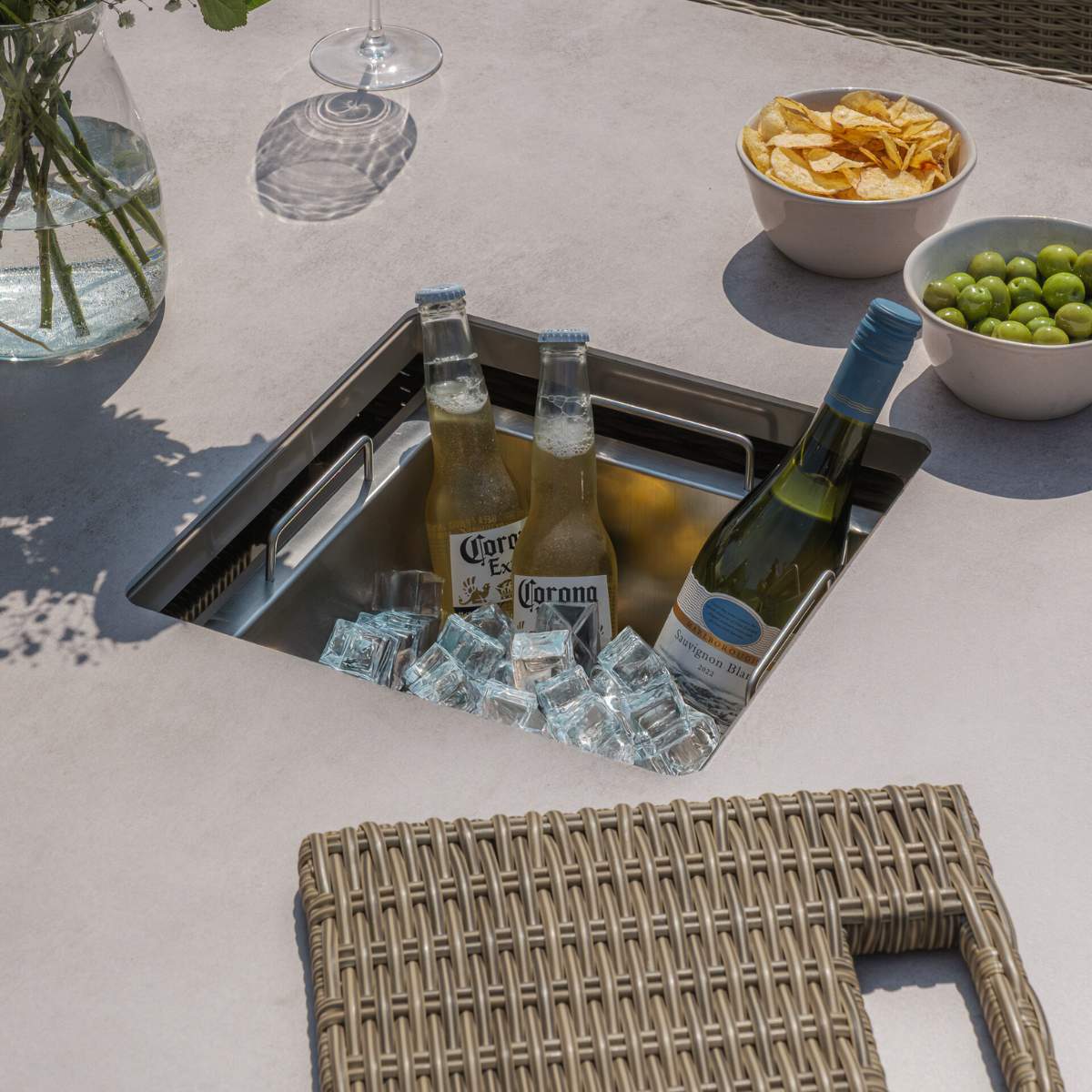 Maze Winchester Royal Corner Rattan Dining Set