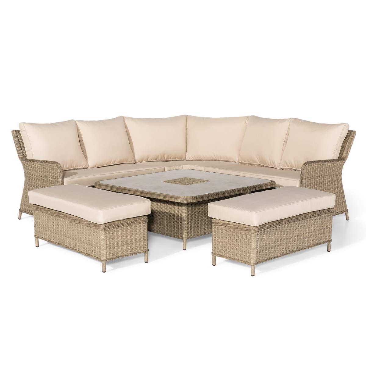 Maze Winchester Royal Corner Rattan Dining Set