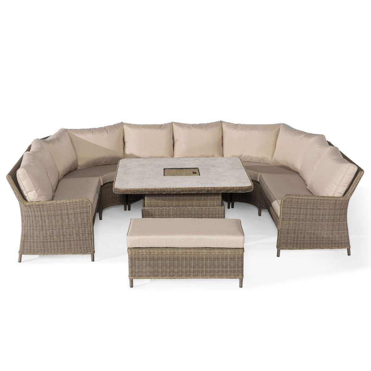 Maze Winchester Royal U-Shaped Rattan Sofa Set