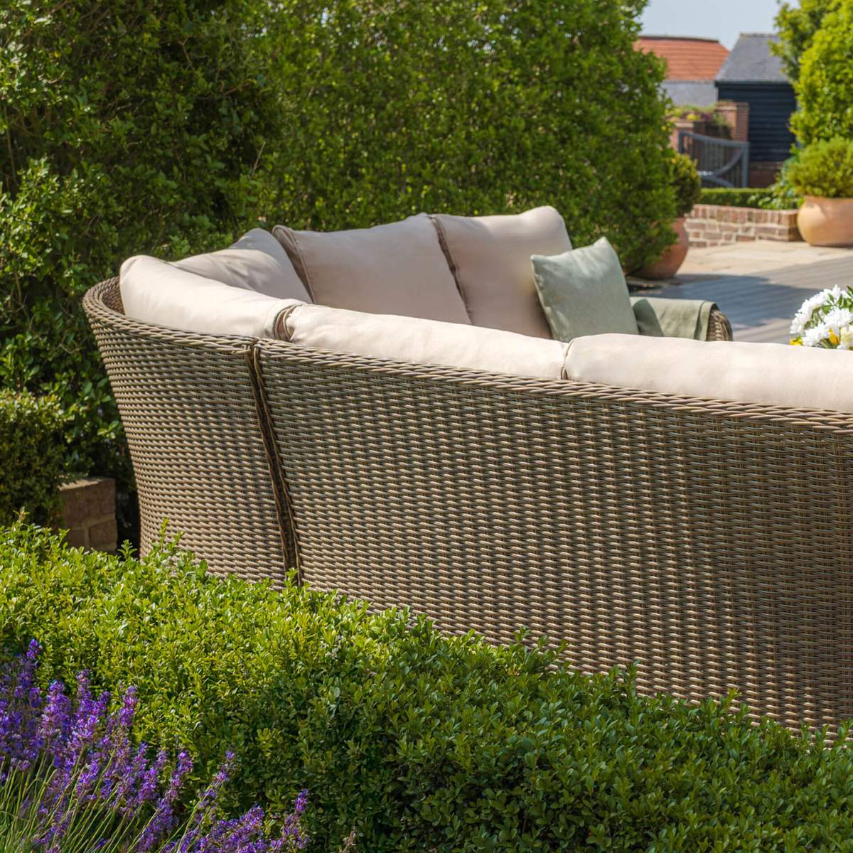 Maze Winchester Royal U-Shaped Rattan Sofa Set