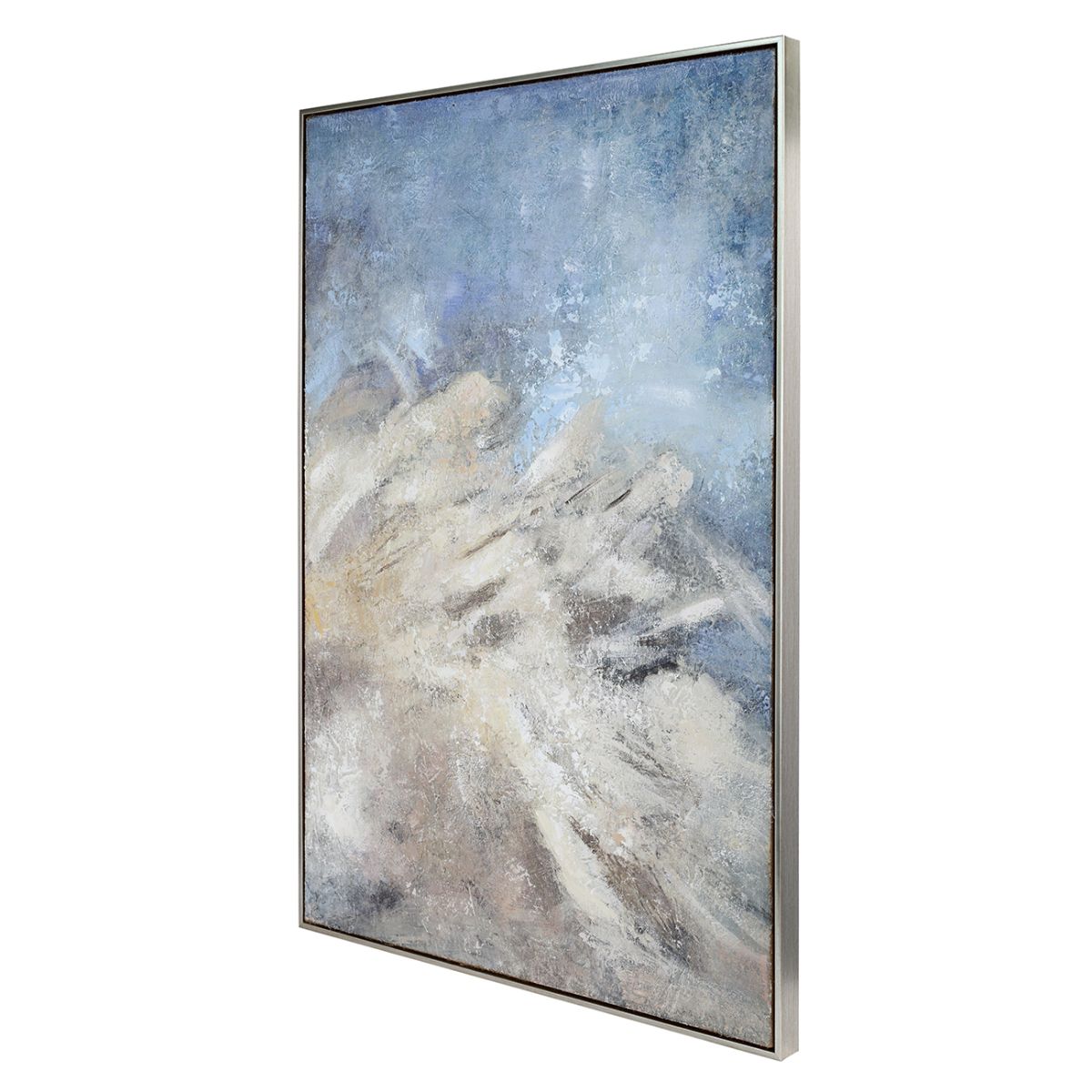 Libra Interiors Windswept Heavy Textured Framed Canvas Wall Art 80x120cm