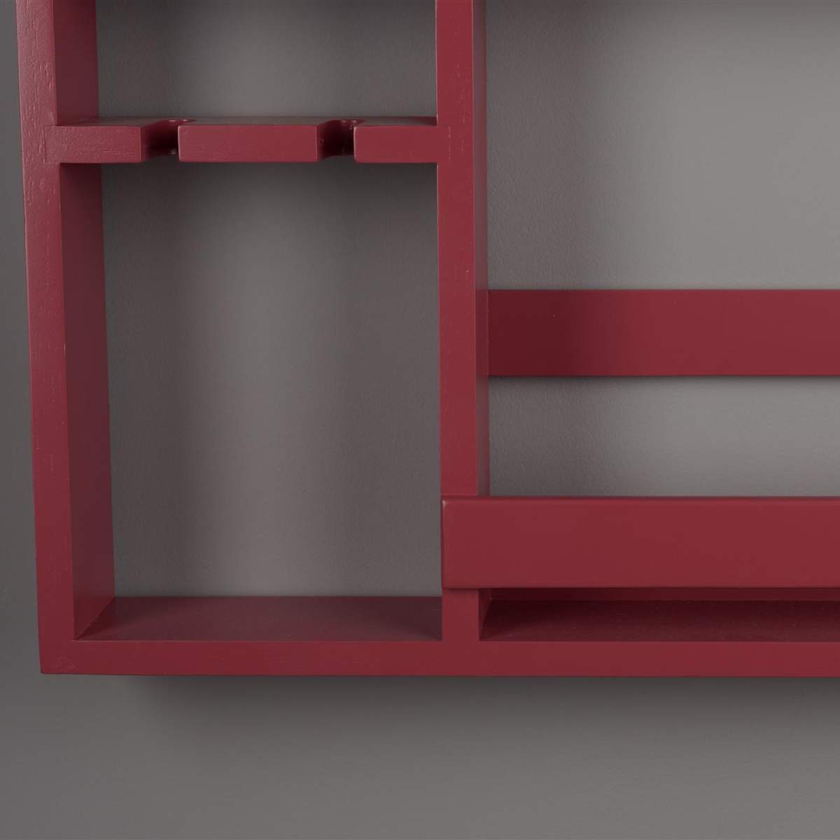 Dutch Bone Wine Shelf Myron Red