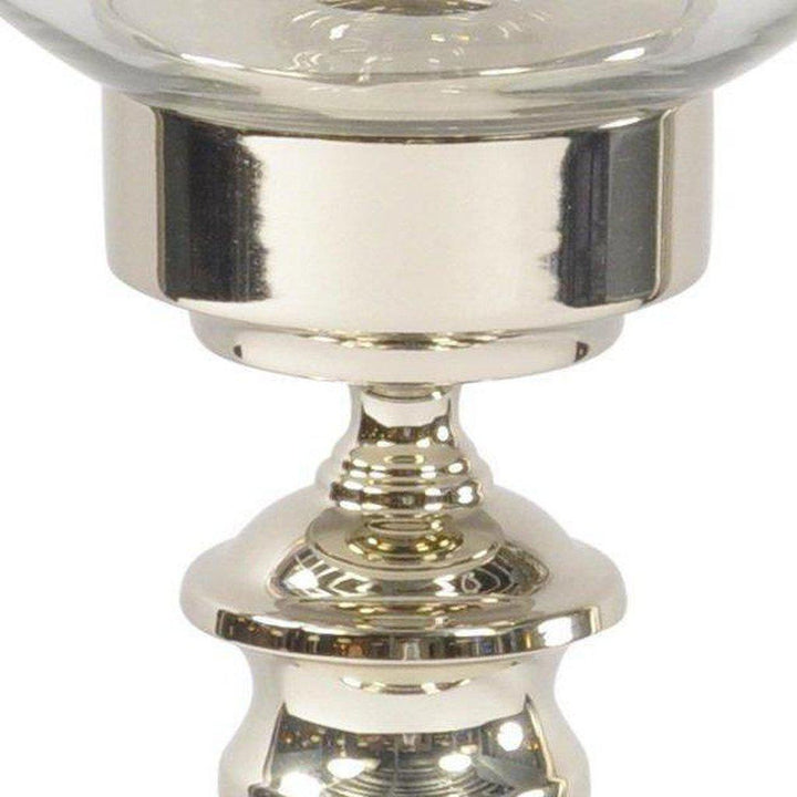Winford Table Lantern - Nickel-Beaumonde-Beaumonde