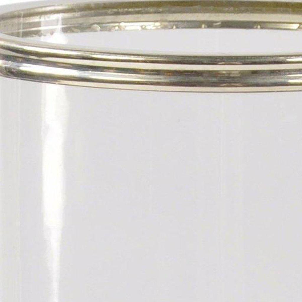 Winford Table Lantern - Nickel-Beaumonde-Beaumonde