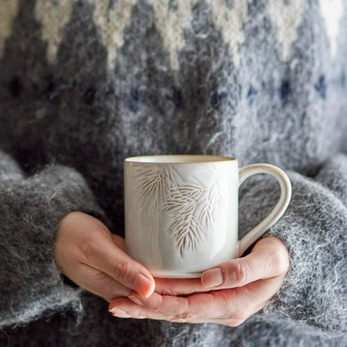 Bloomingville Winter Cup, Nature, Stoneware