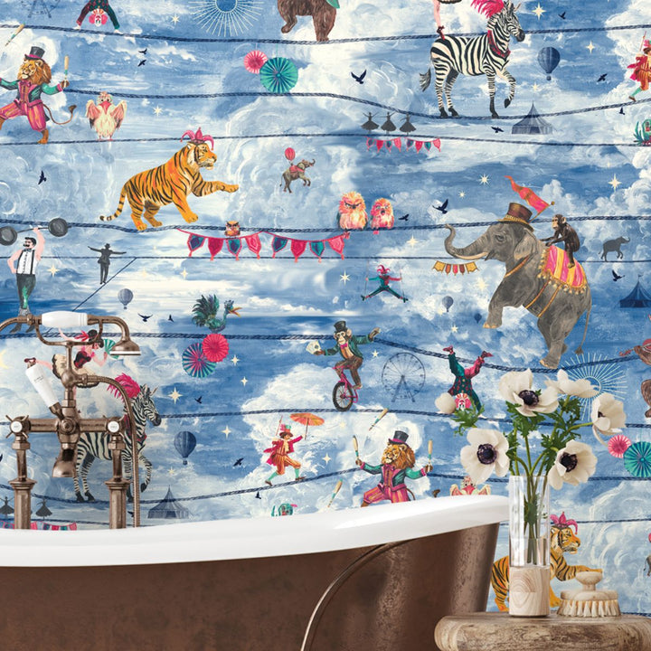 Brand Mckenzie Wired Wallpaper Cotton Clouds