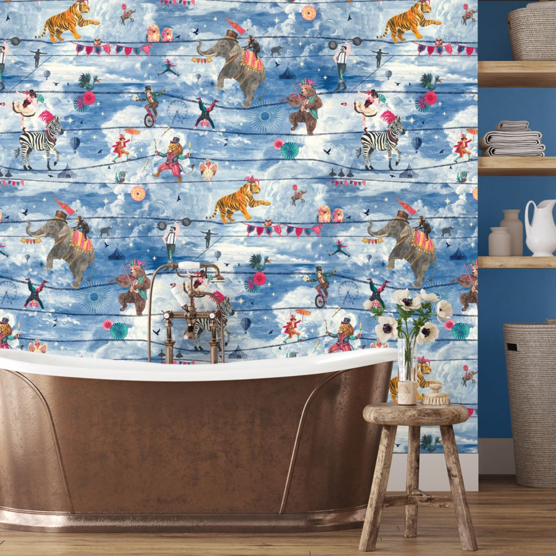 Brand Mckenzie Wired Wallpaper Cotton Clouds