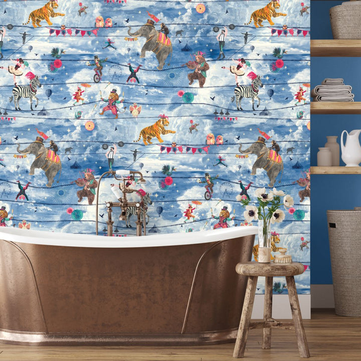 Brand Mckenzie Wired Wallpaper Cotton Clouds