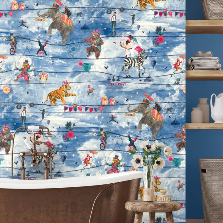 Brand Mckenzie Wired Wallpaper Cotton Clouds