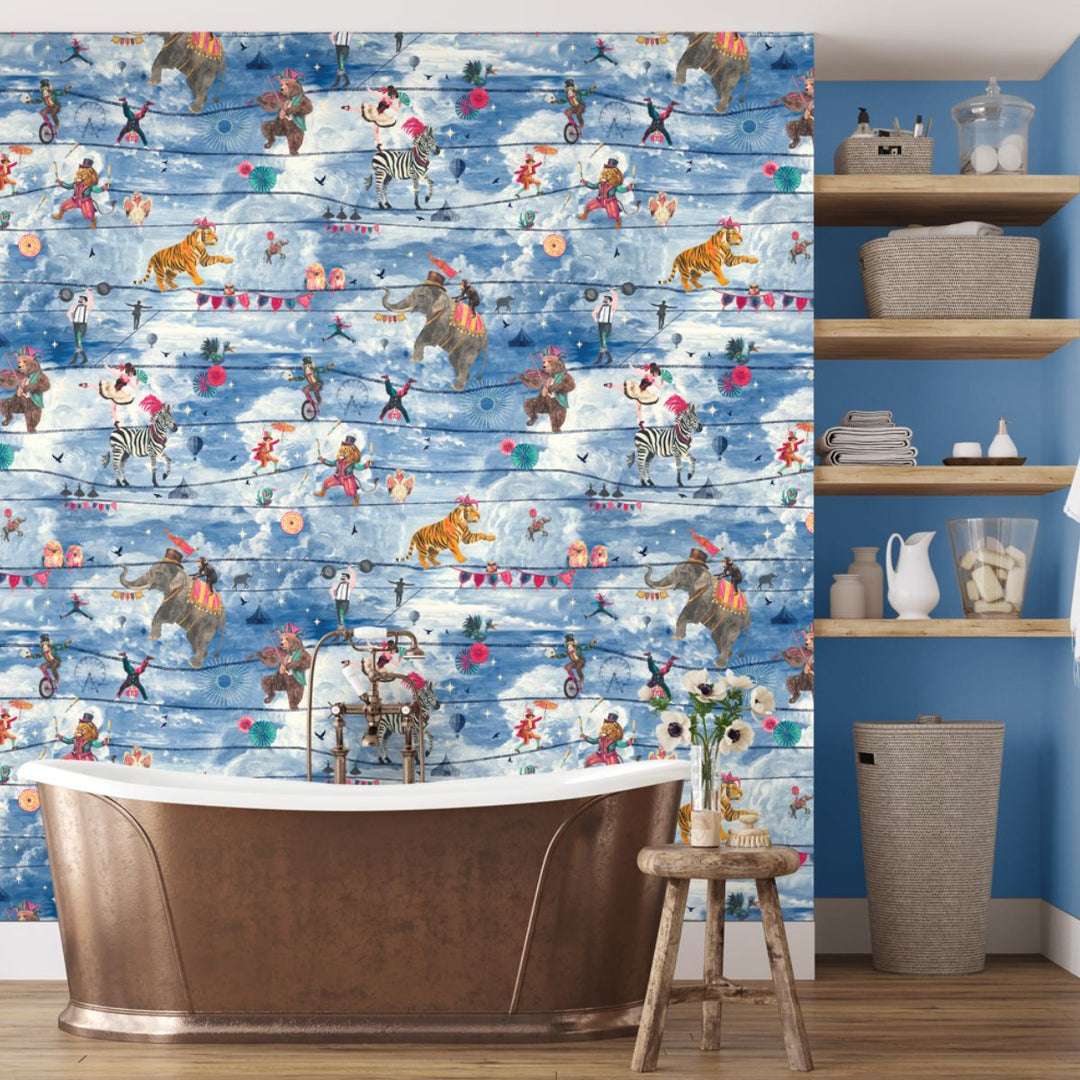 Brand Mckenzie Wired Wallpaper Cotton Clouds
