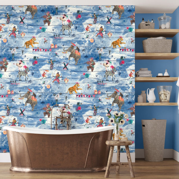 Brand Mckenzie Wired Wallpaper Cotton Clouds