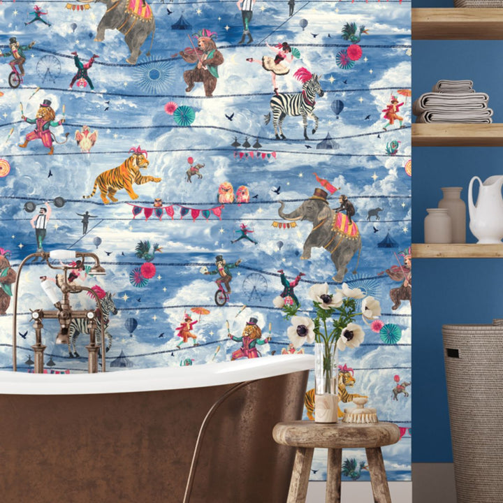 Brand Mckenzie Wired Wallpaper Cotton Clouds