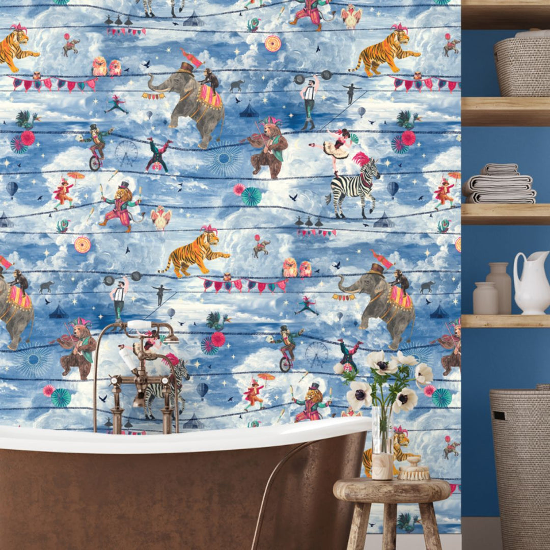 Brand Mckenzie Wired Wallpaper Cotton Clouds