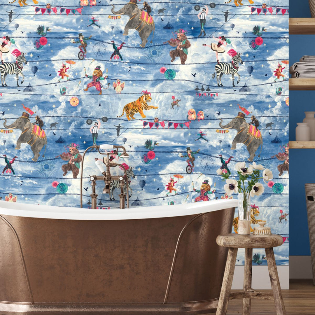 Brand Mckenzie Wired Wallpaper Cotton Clouds
