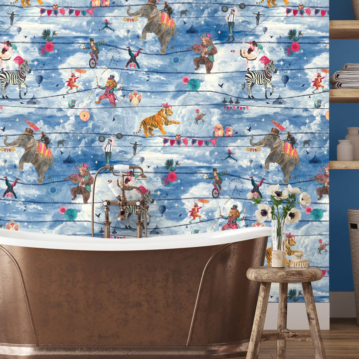 Brand Mckenzie Wired Wallpaper Cotton Clouds