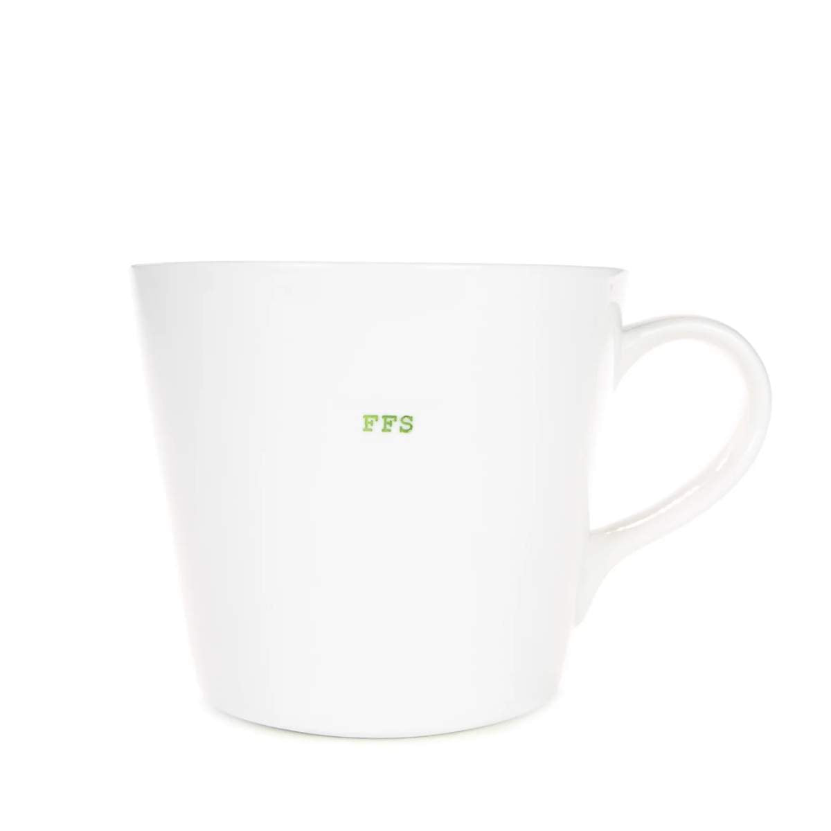 Keith Brymer Jones - Word Range Large Ceramic White Mug FFS 500ml
