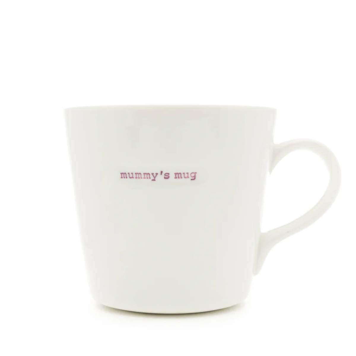 Keith Brymer Jones - Word Range Large Ceramic White Mug Mummy's Mug 500ml