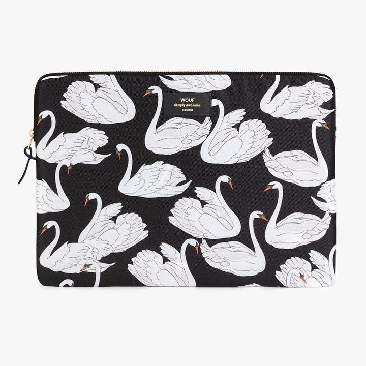 Wouf Swan 15-Inch Laptop Sleeve Case-Wouf-Beaumonde