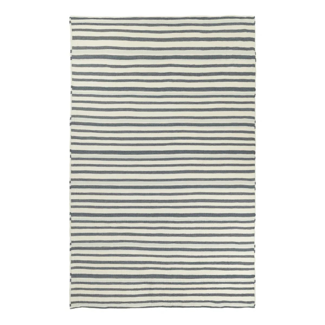 Furn Woven Stripe 100% Cotton Bedspread