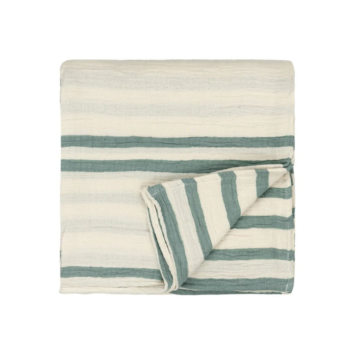 Furn Woven Stripe 100% Cotton Bedspread