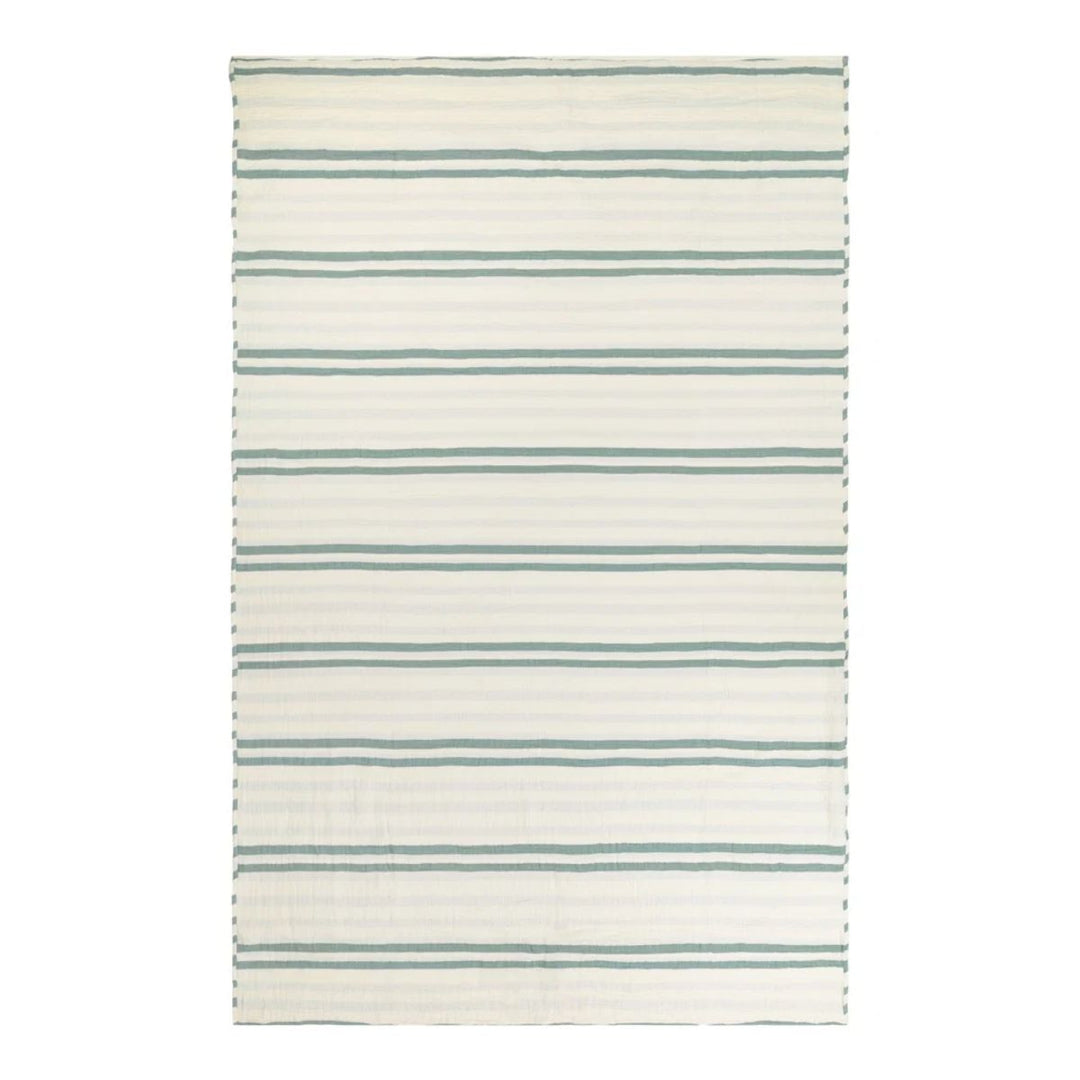 Furn Woven Stripe 100% Cotton Bedspread
