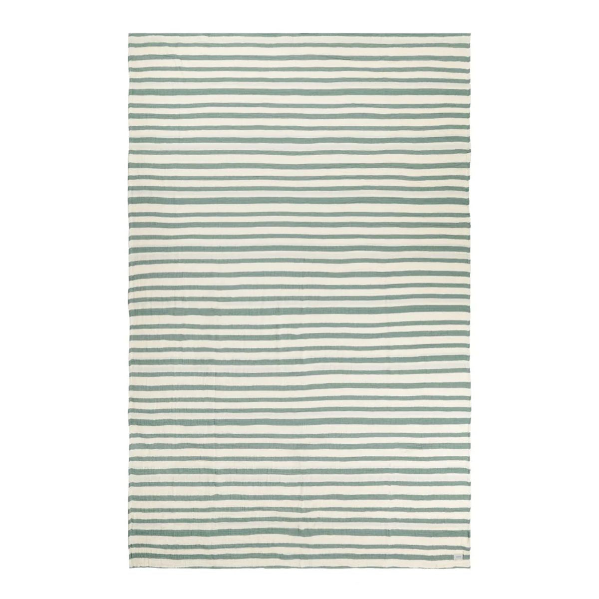 Furn Woven Stripe 100% Cotton Bedspread