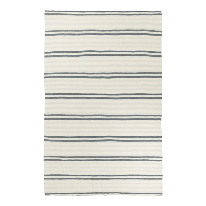 Furn Woven Stripe 100% Cotton Bedspread