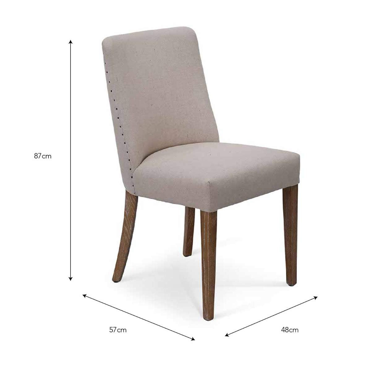 Garden Trading Wraysbury Dining Chair Set of 2 Natural