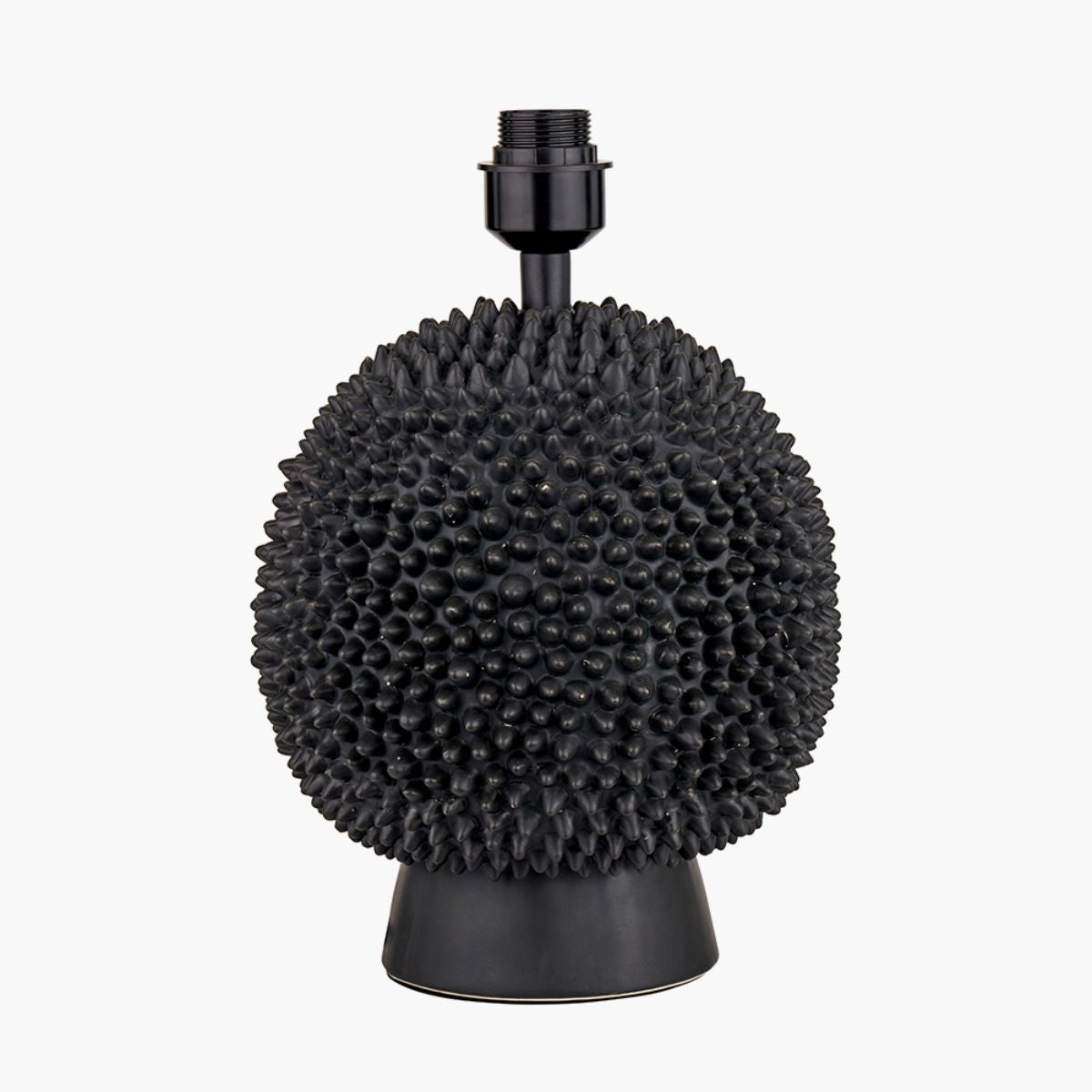Pacific Lifestyle Wrenley Black Ceramic Sea Urchin Table Lamp Base