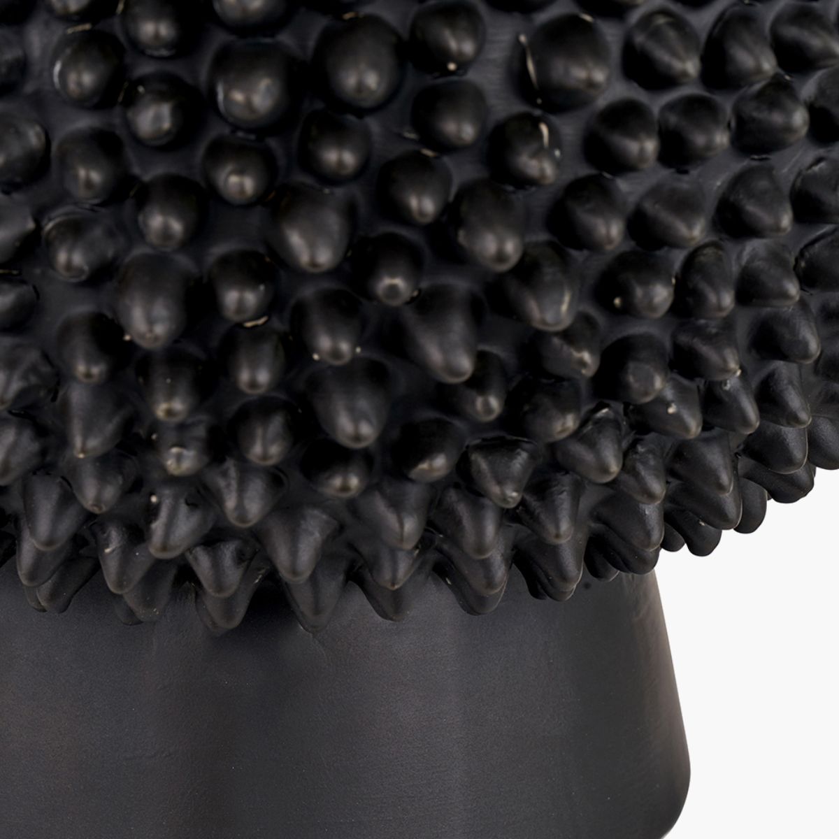 Pacific Lifestyle Wrenley Black Ceramic Sea Urchin Table Lamp Base