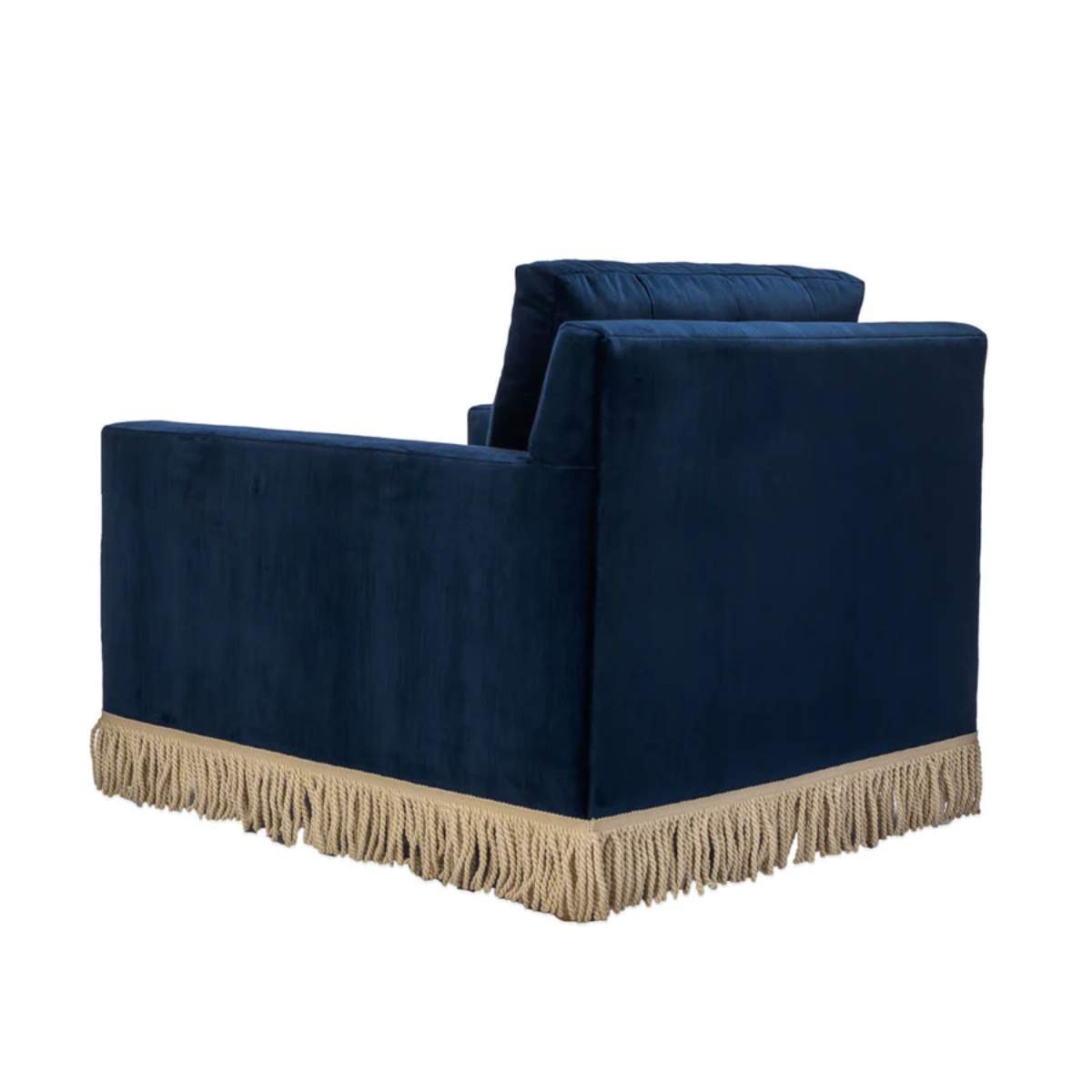 Jonathan Adler Wright Lounge Chair with Bullion Fringe