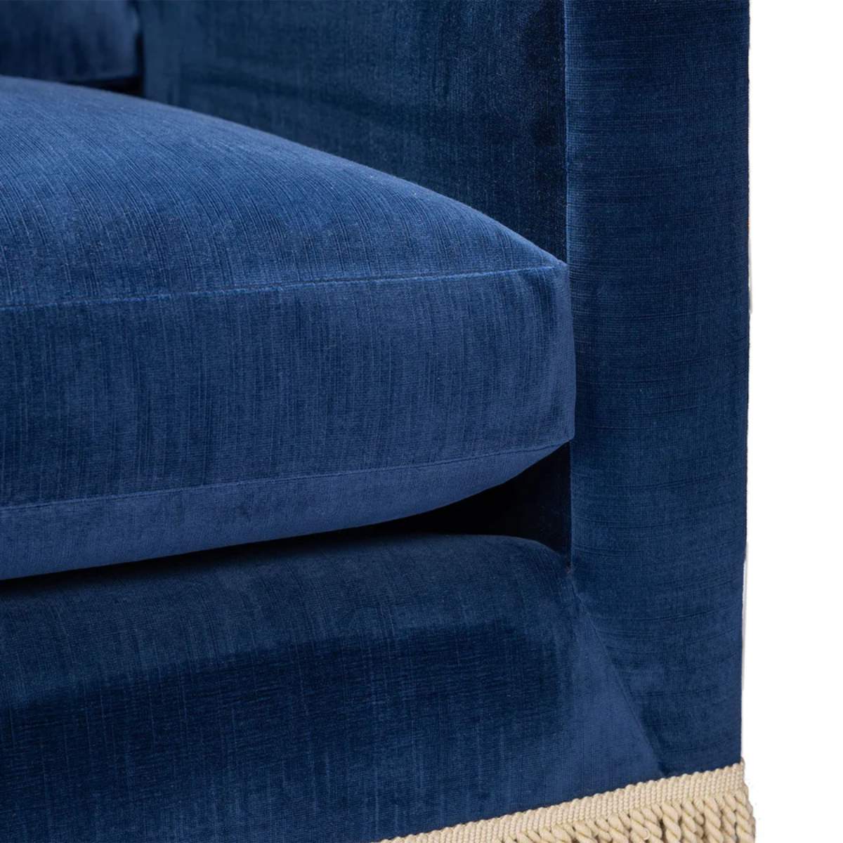 Jonathan Adler Wright Sofa with Bullion Fringe