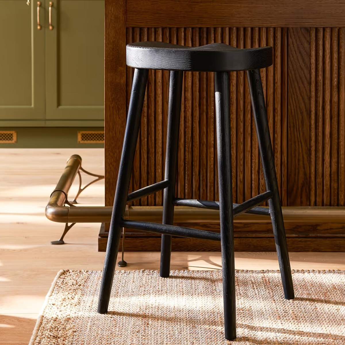 Garden Trading Lilley Bar Stool Black