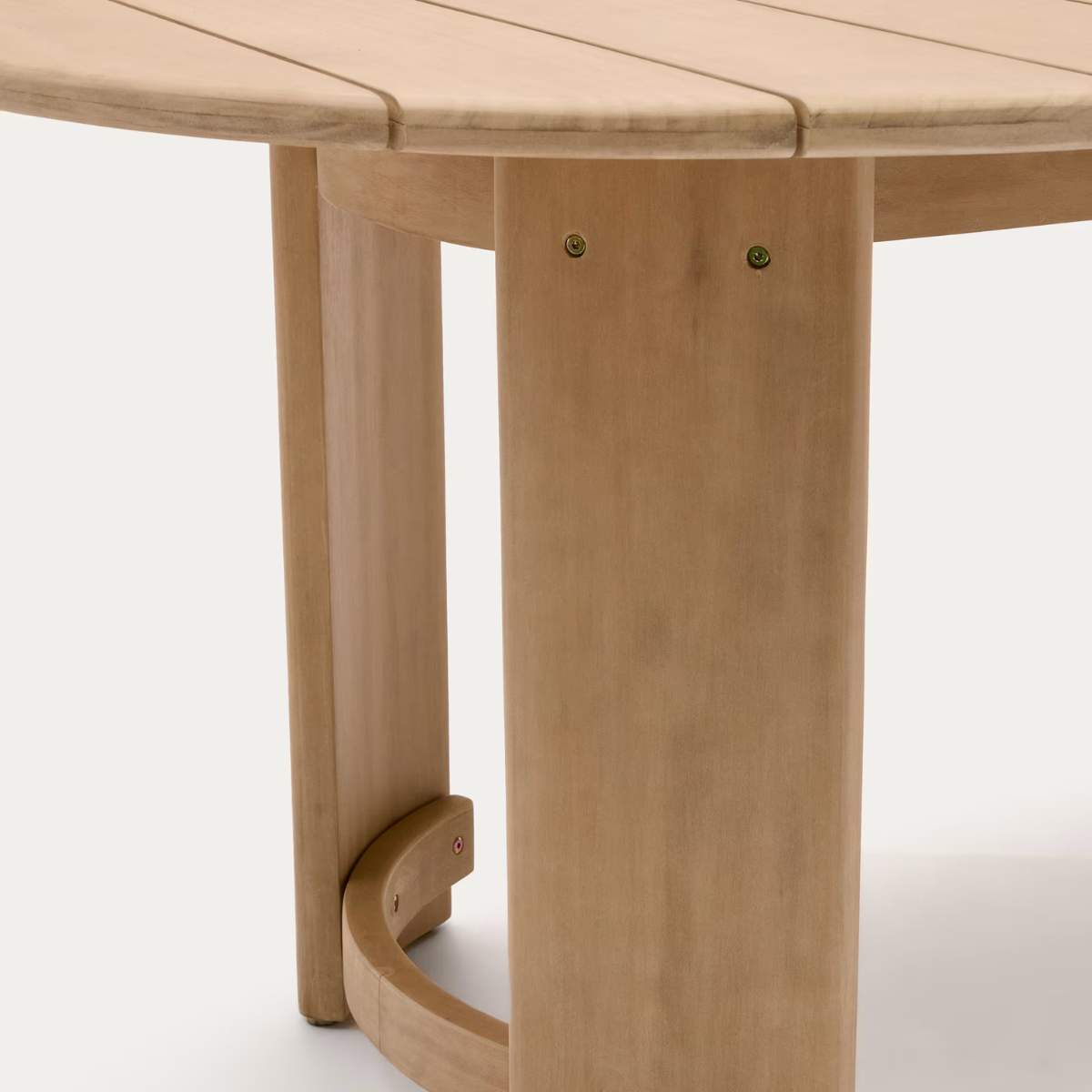 Kave Home Xoriguer table made of solid eucalyptus wood, 280 x 110 cm, FSC 100%